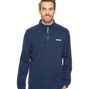 VINEYARD VINES Sweater Fleece Shep Shirt DEEP BAY Men's size M